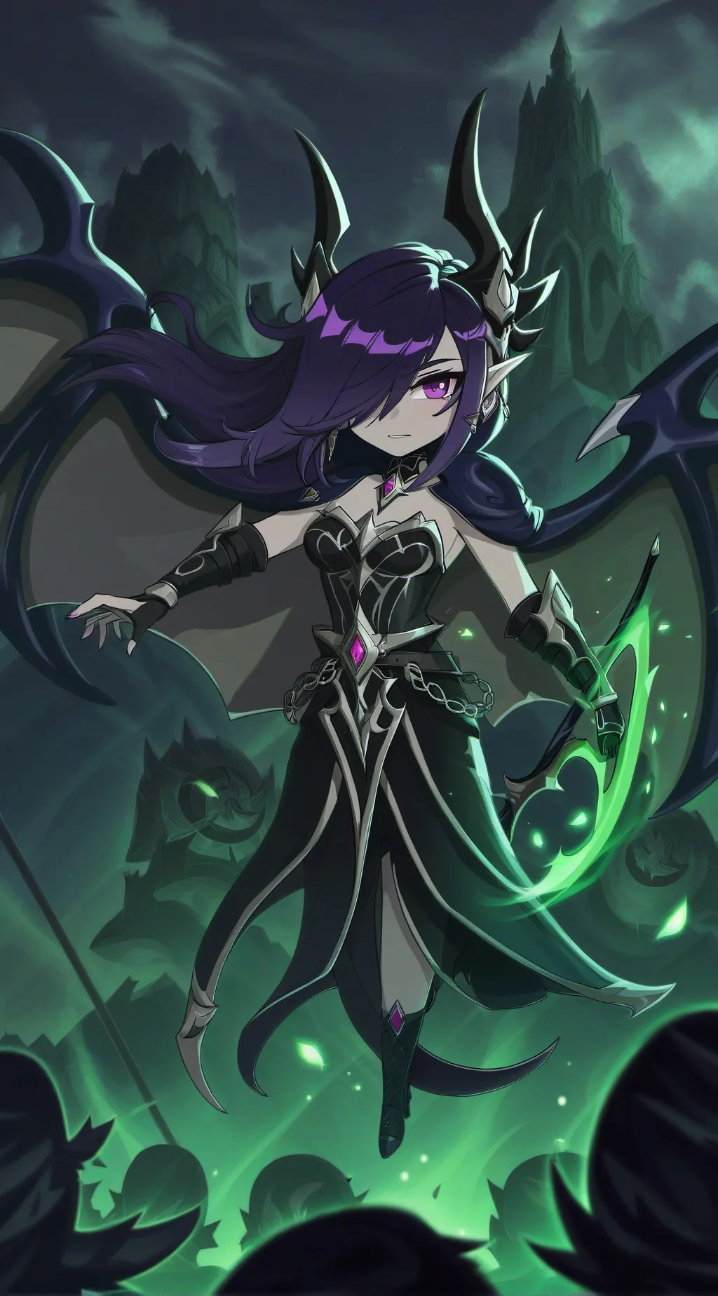 ai character: Mayblie background