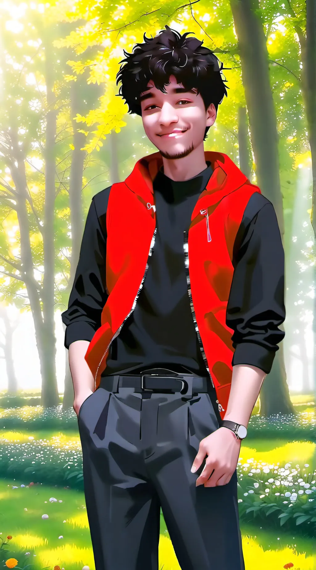 ai character: Arad  background
