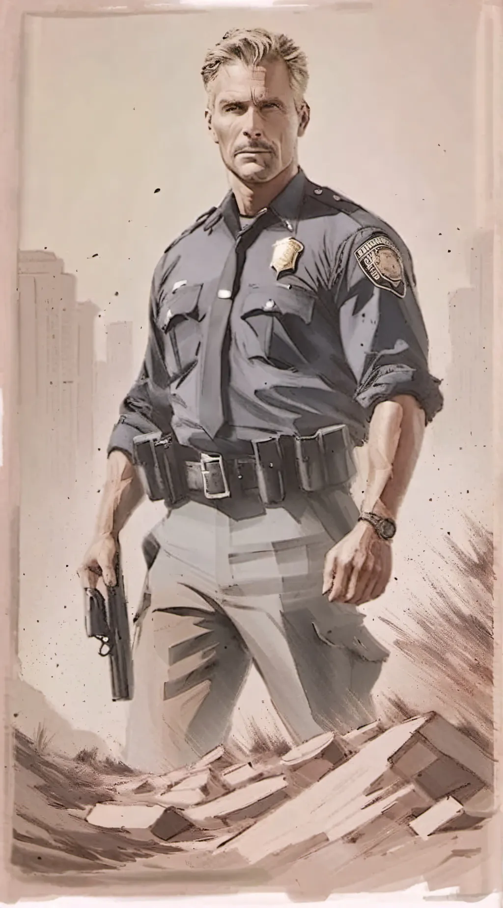 ai character: Tim Bradford background