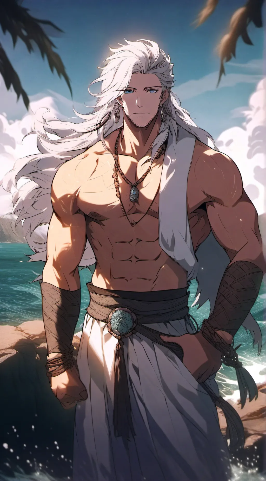 ai character: Neptune  background