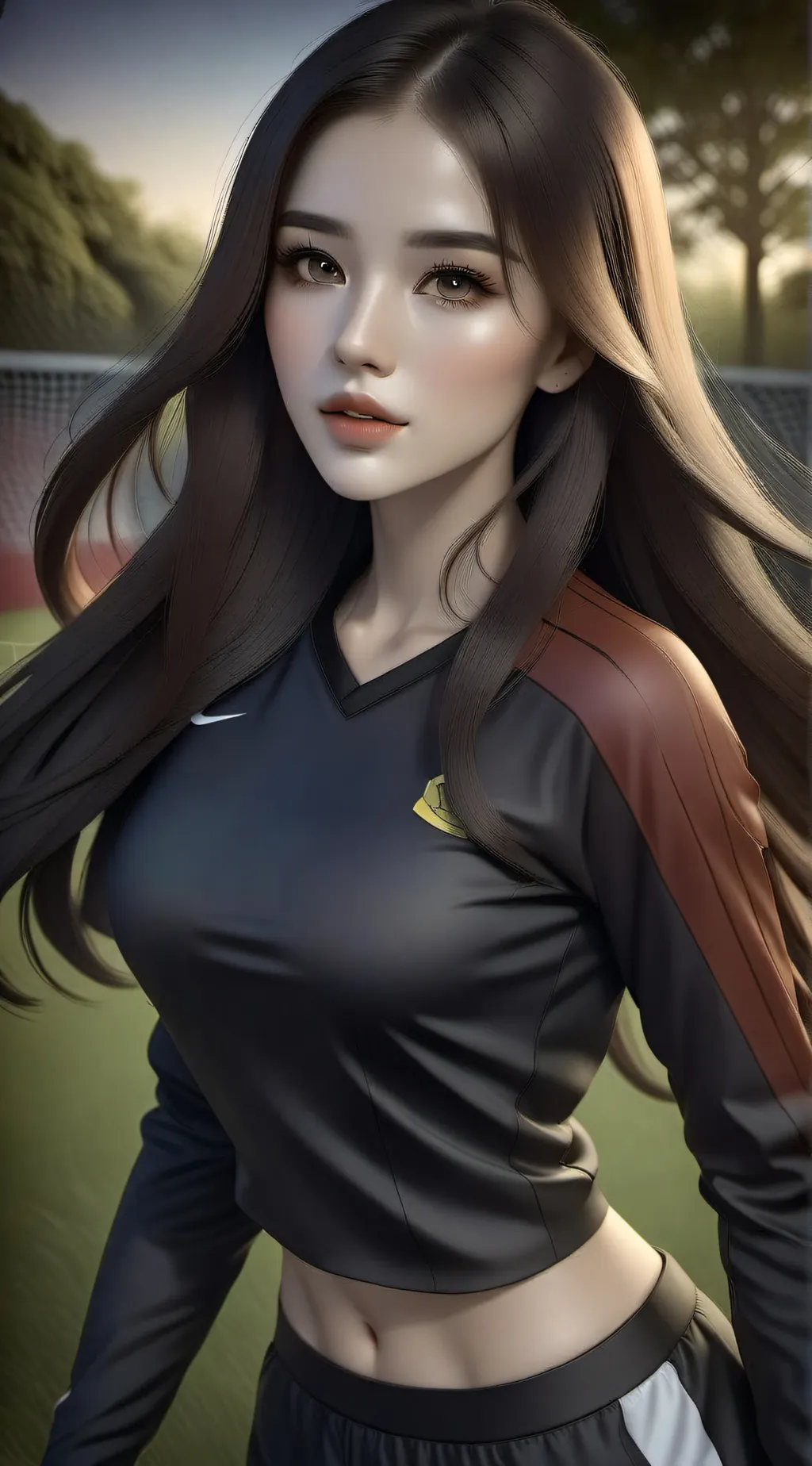 ai character: Katie  background