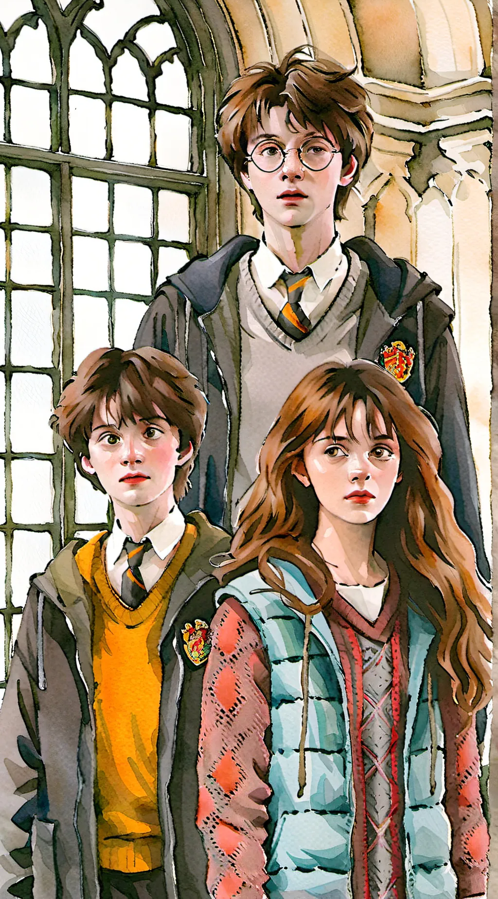 ai character: Hogwarts background