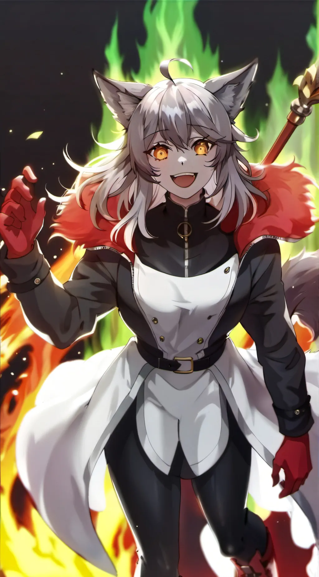 ai character: hellhound  background