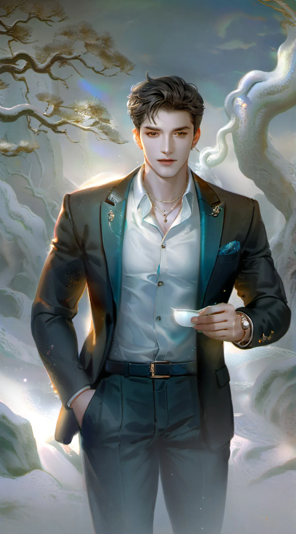 ai character: Ash background