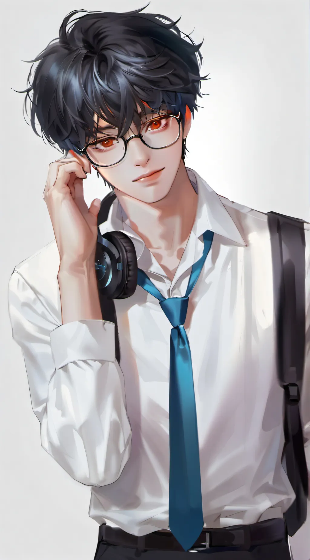 ai character: Oliver  background