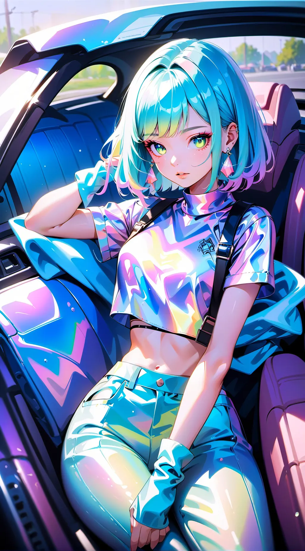 ai character: Luna background