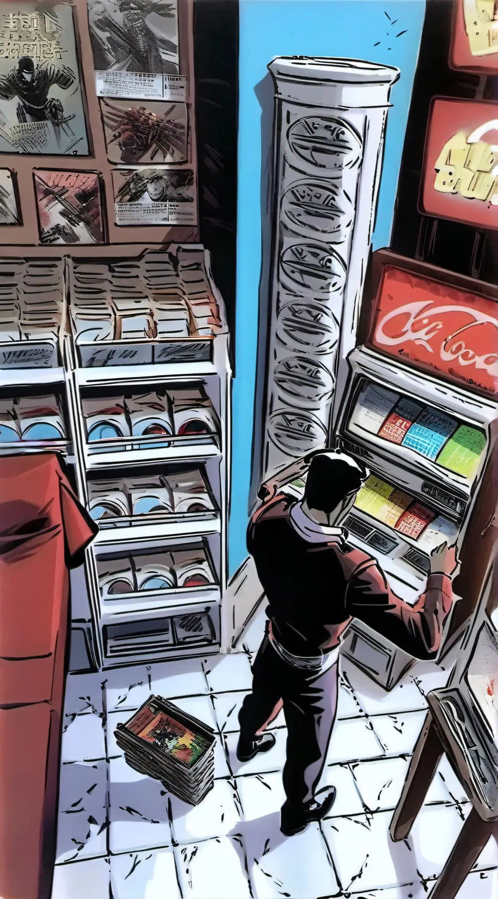 ai character: xb360 market background