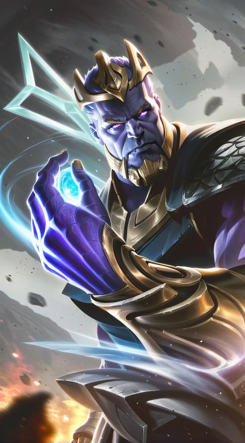 ai character: thanos fortnite background