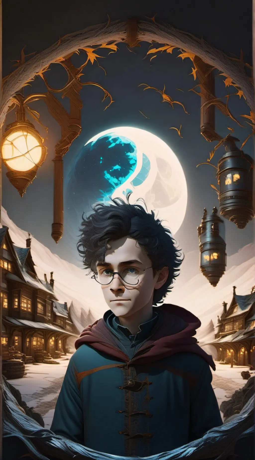 ai character: Hogwarts background