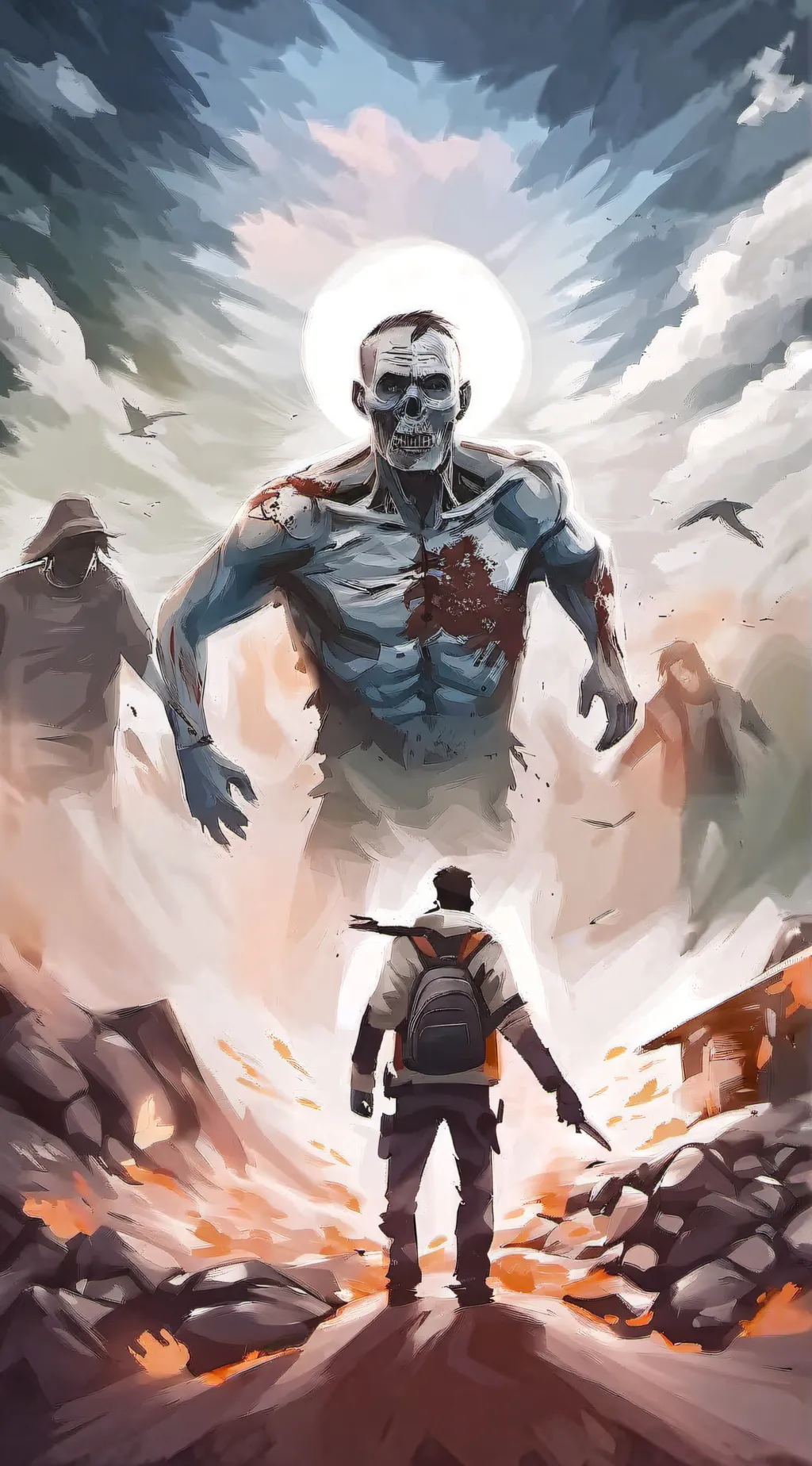 ai character: xombies revenge background