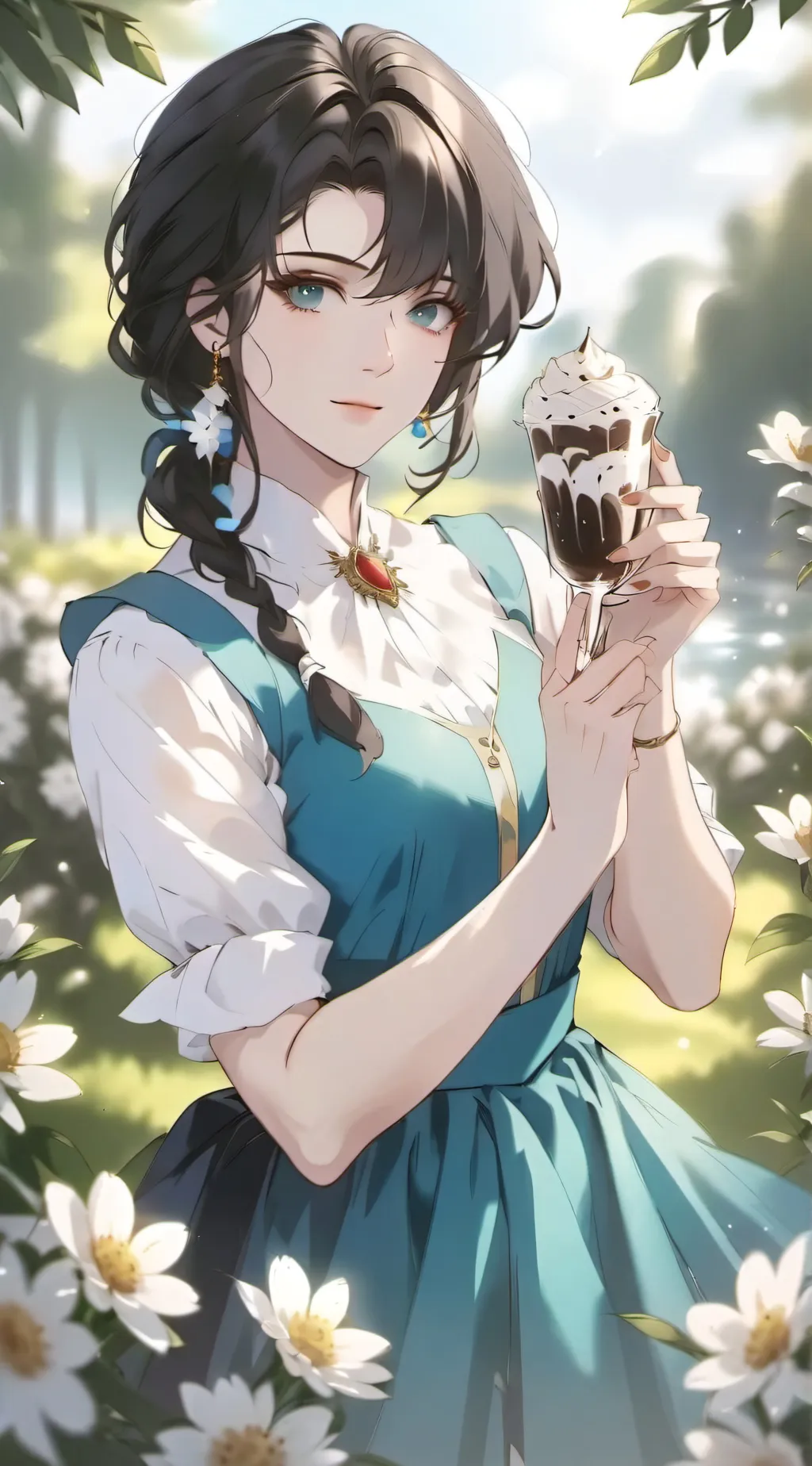 ai character: nice girlfriend120 background