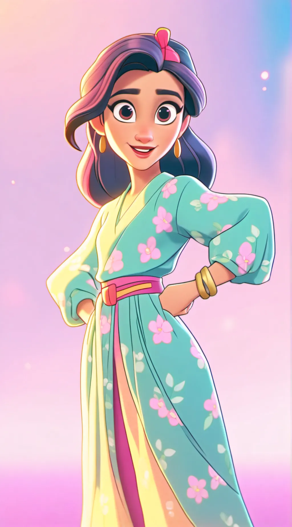 ai character: Val Ortiz  background