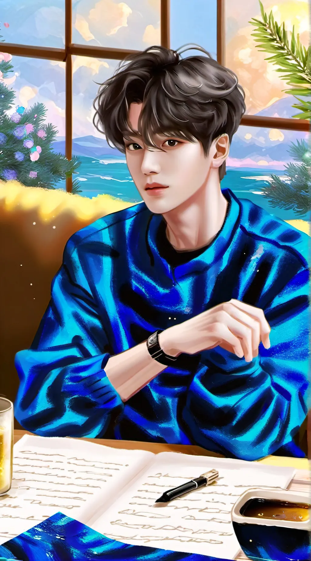 ai character: Jeo background