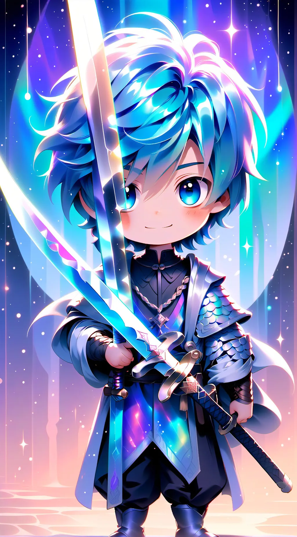 ai character: silverblox background