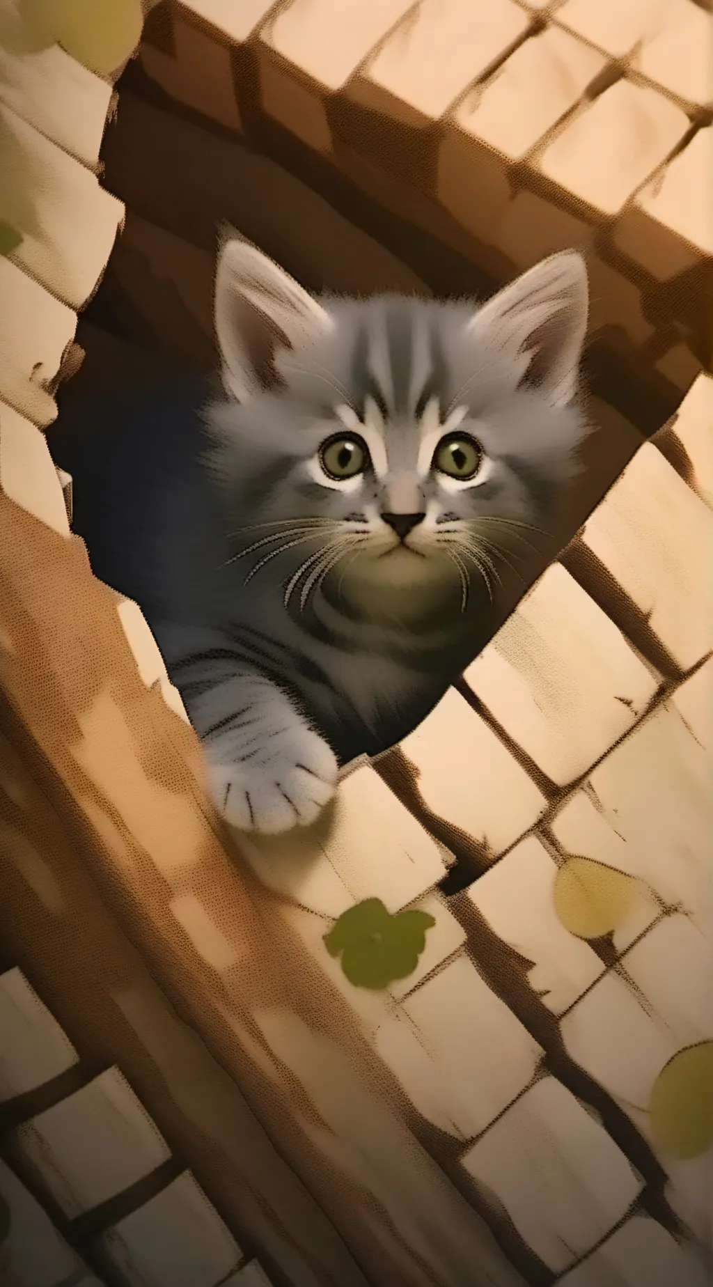 ai character: Denki gets a cat background