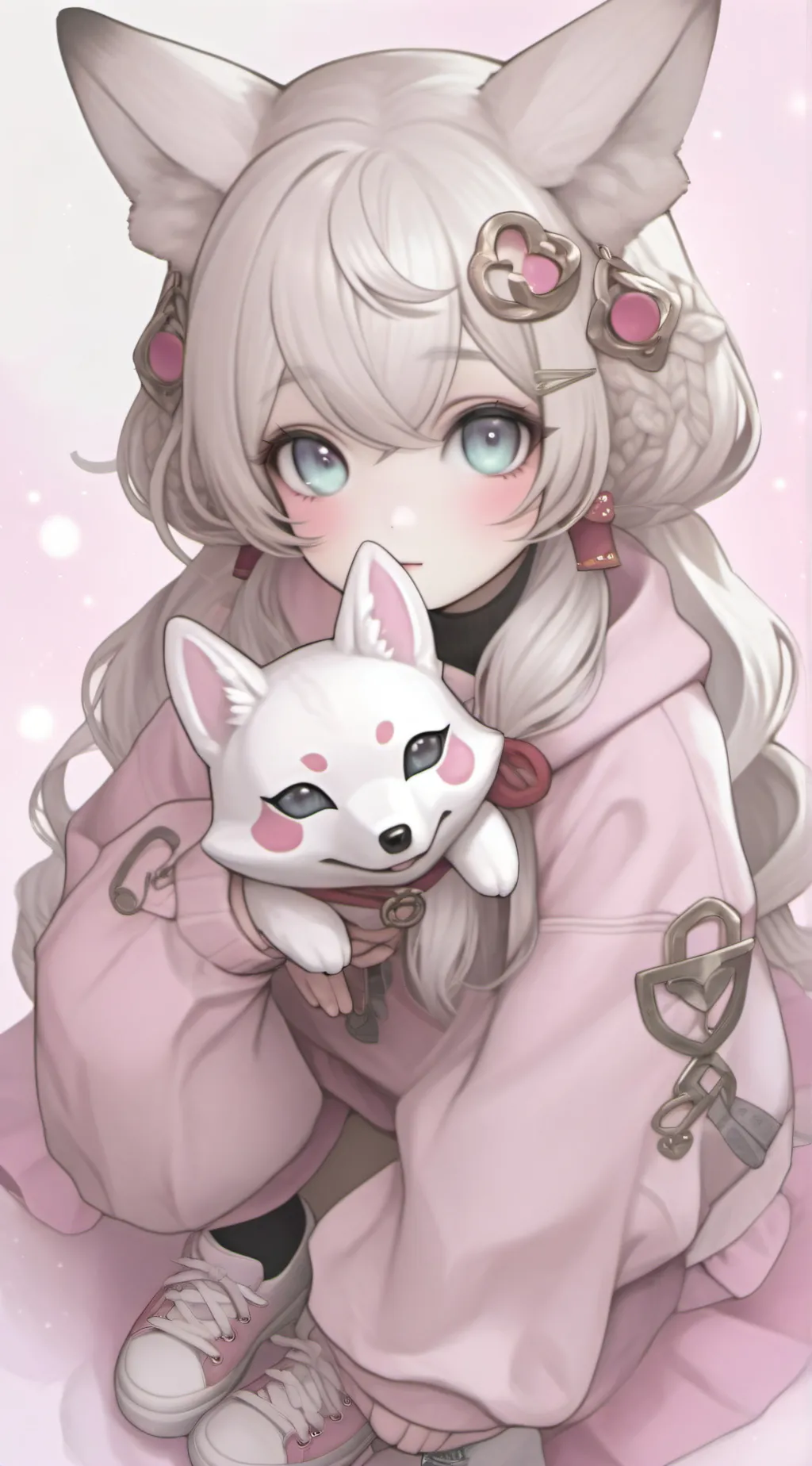ai character: 𝚜𝚗𝚘𝚠𝚢 background