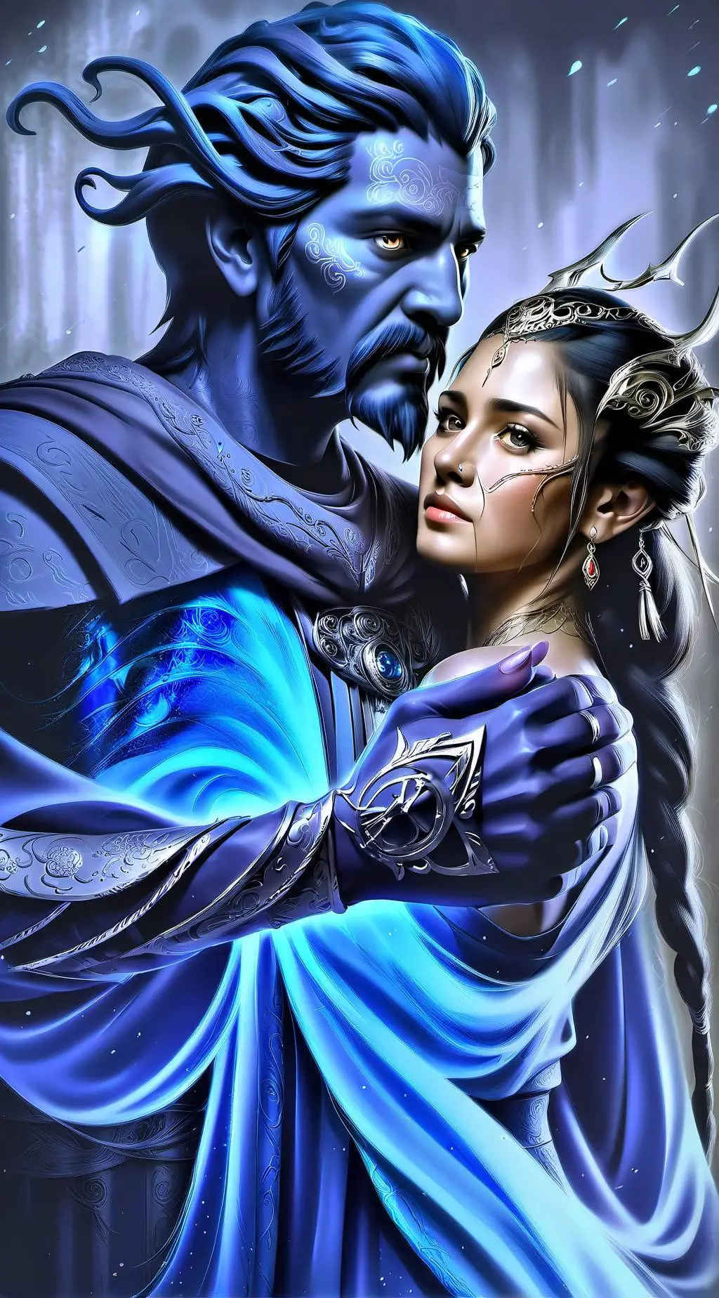 ai character: Mother of AI background