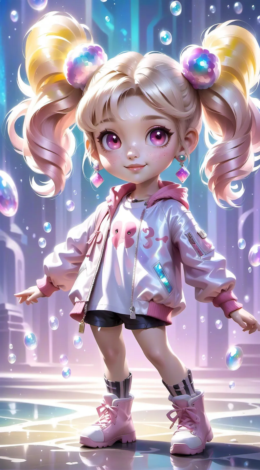 ai character: Saki Tenma background