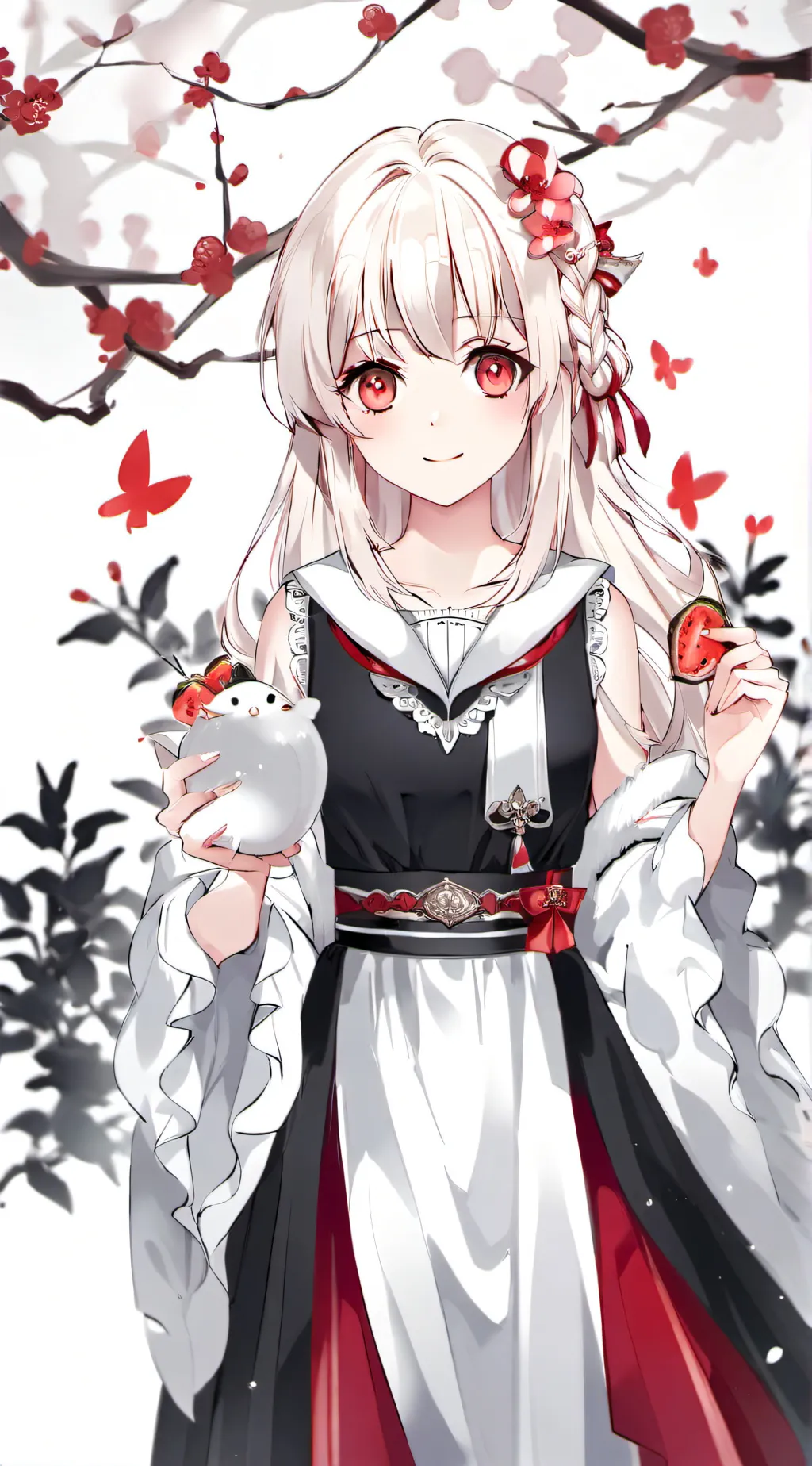 ai character: chisato shirasagi background