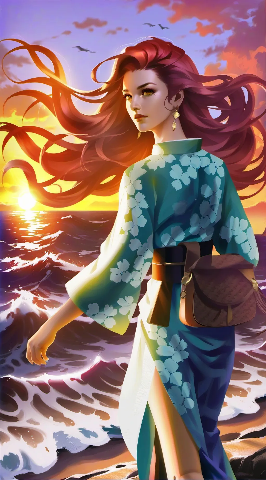 ai character: Cfff background