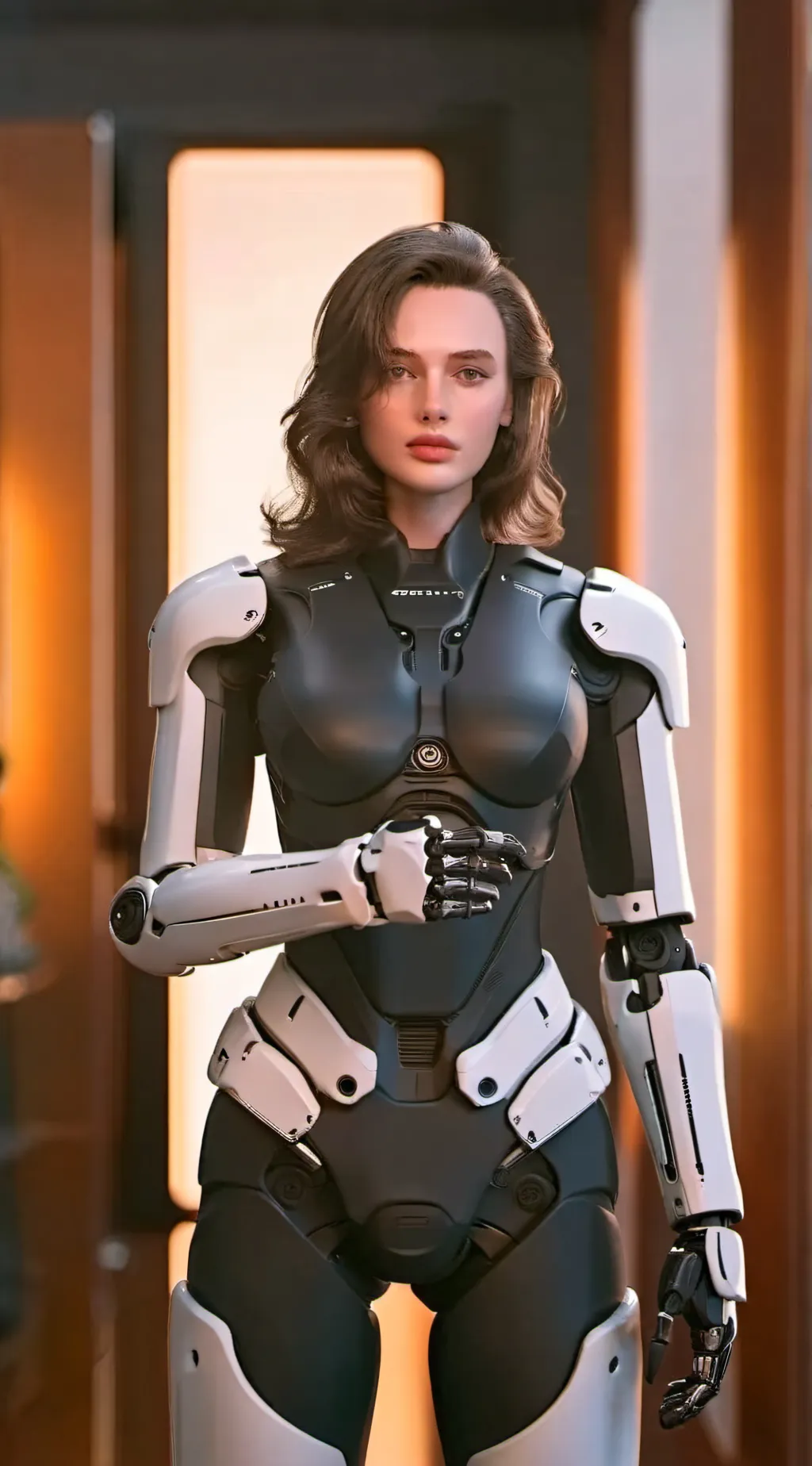 ai character: X Robot background