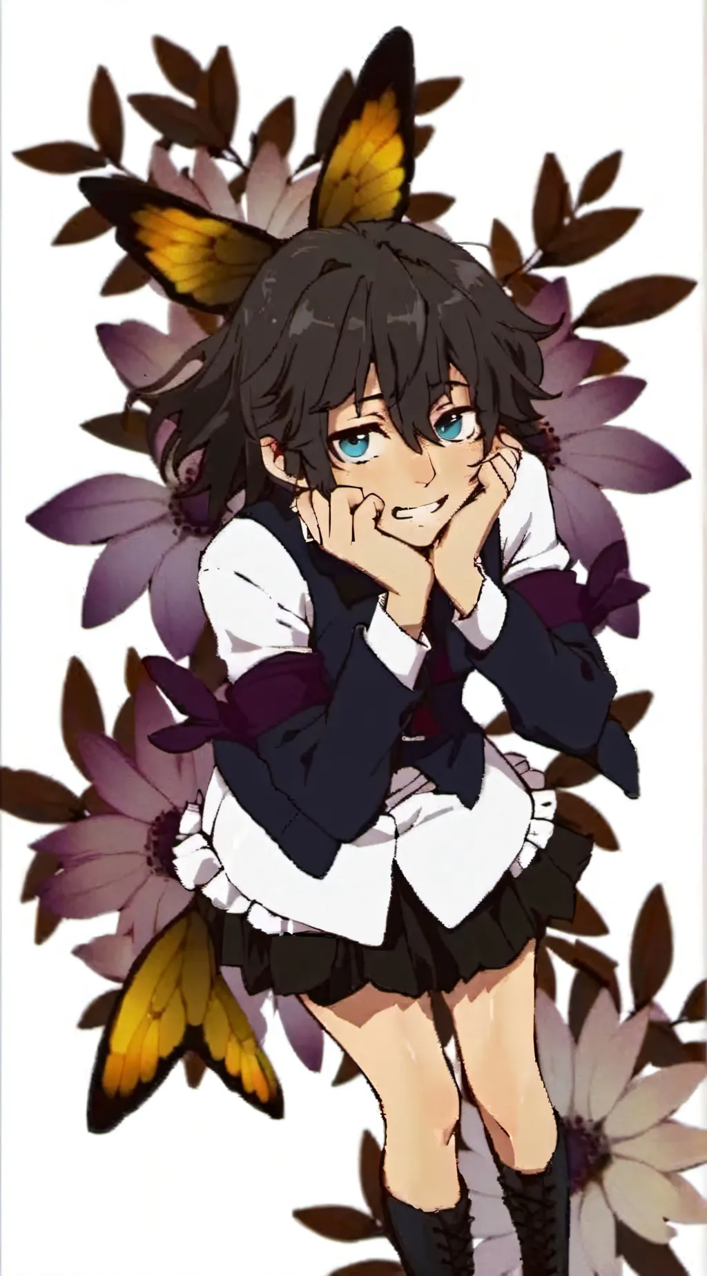 ai character: Tessa gyat cheeks background