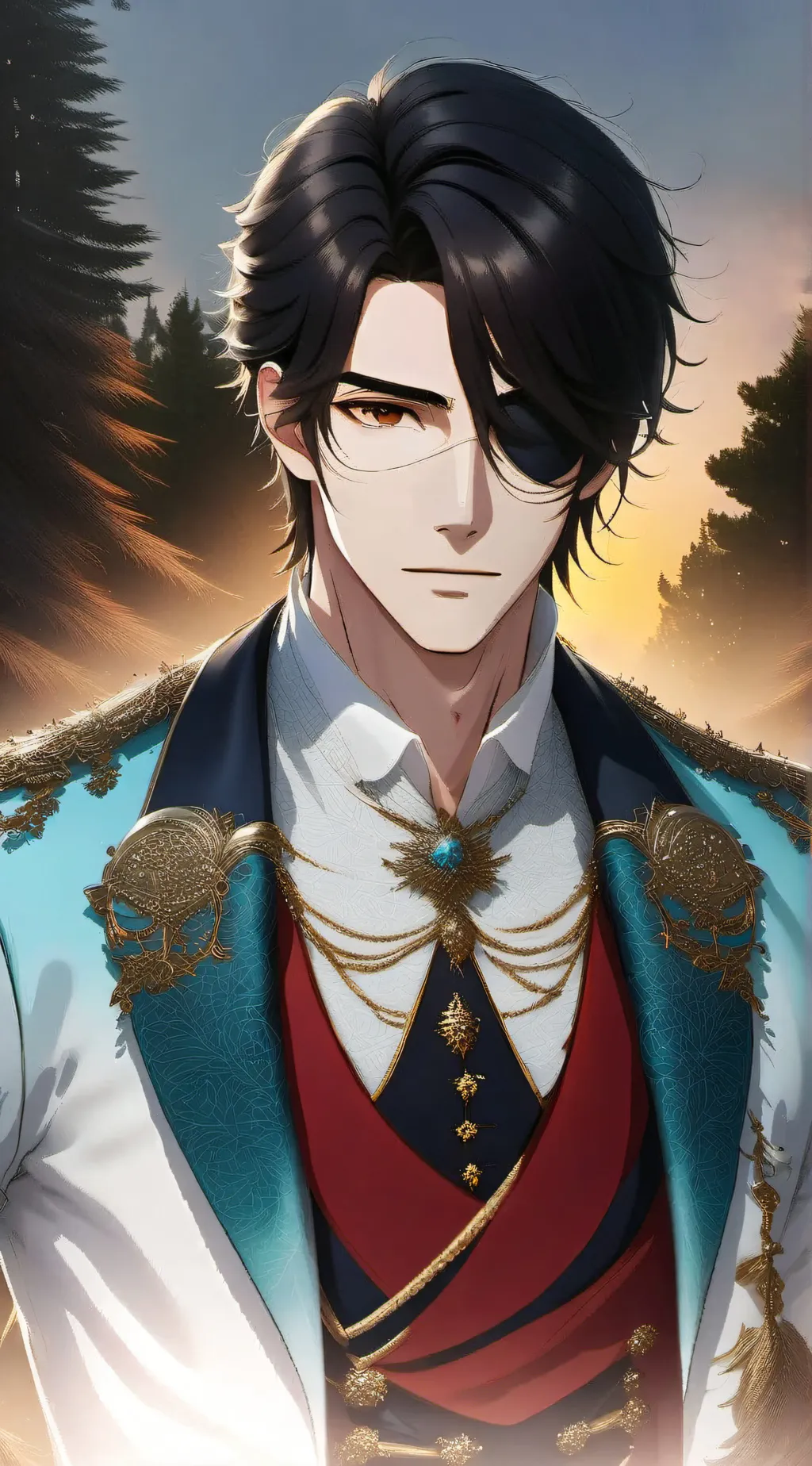 ai character: moon owl background