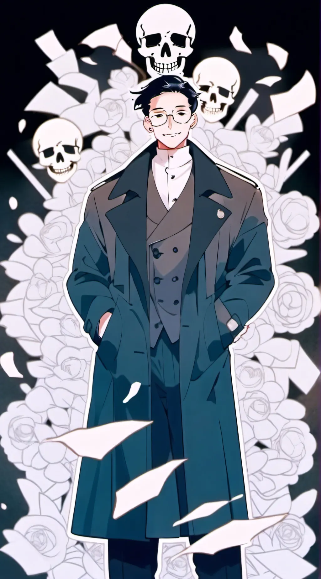 ai character: the one who waits background