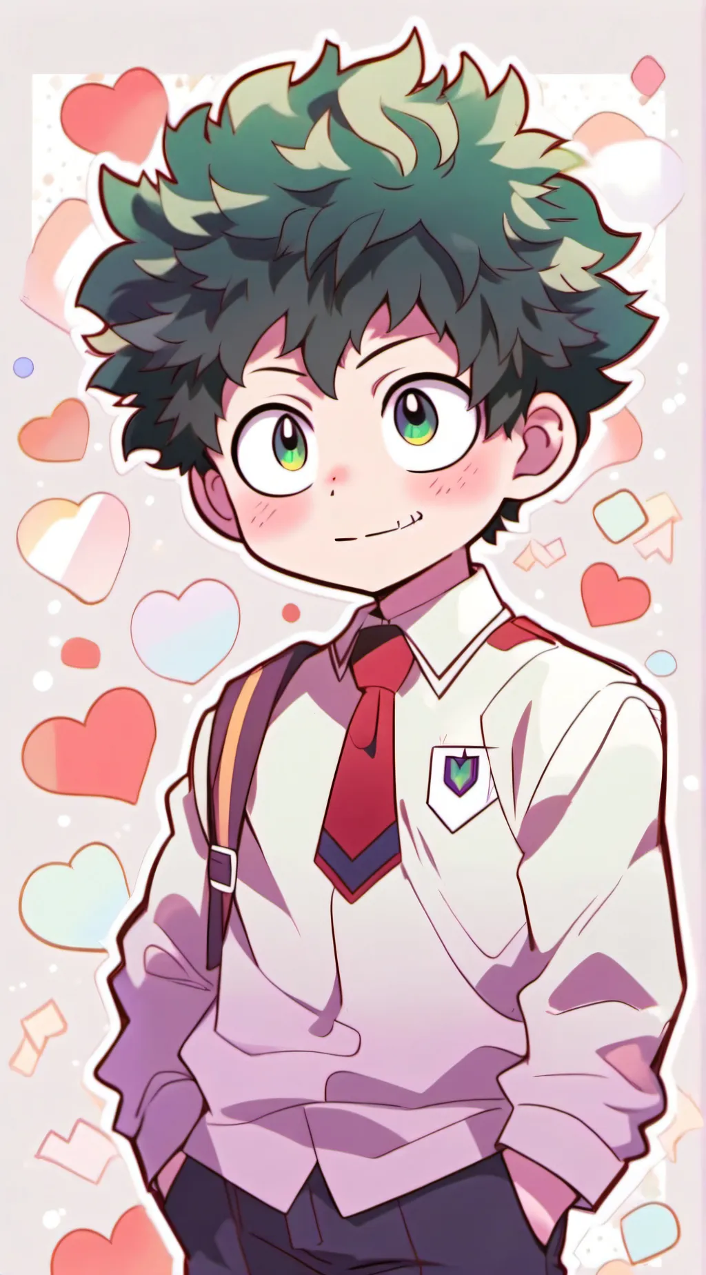 ai character: deku background