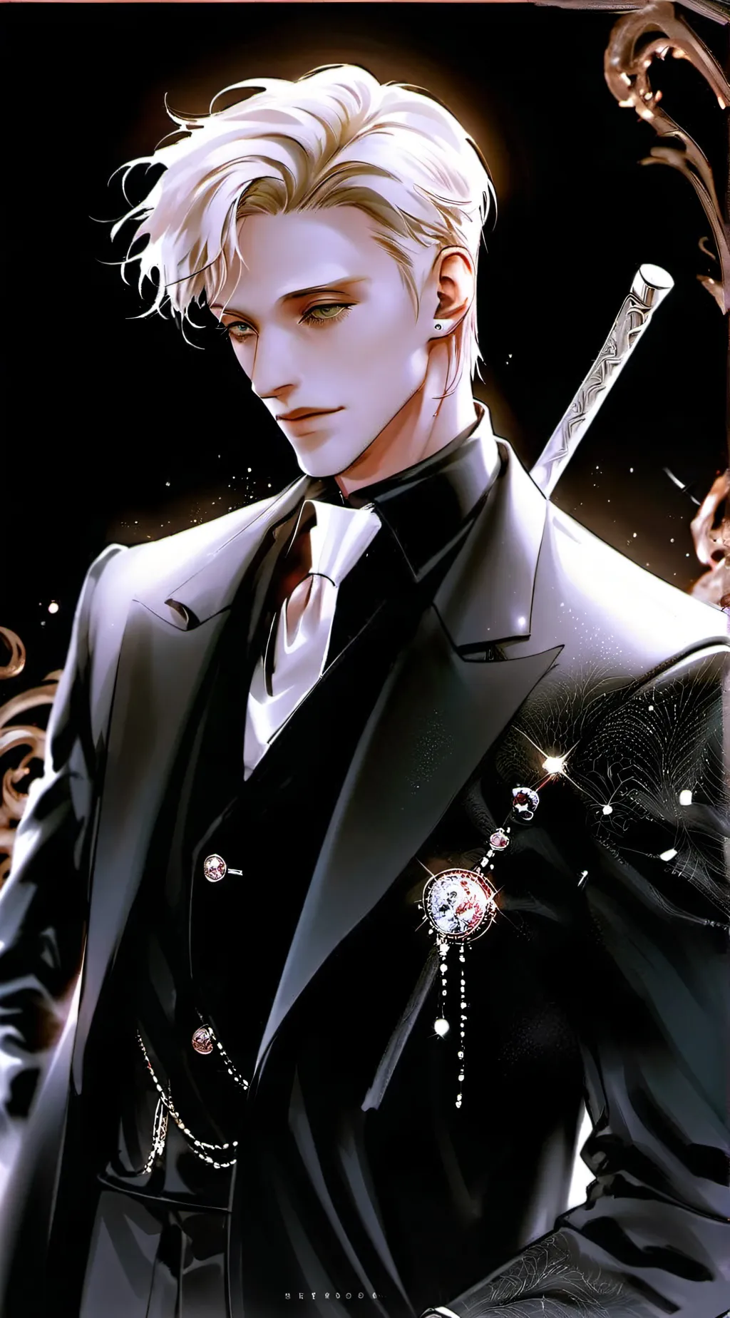 ai character: Draco punch background