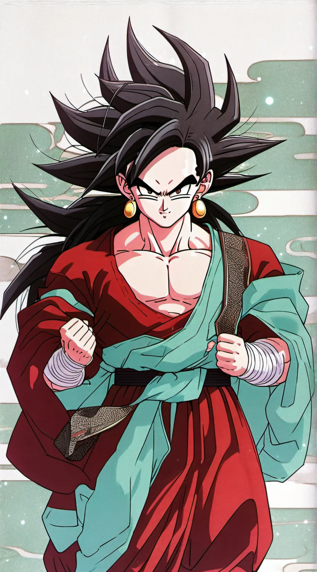 ai character: Ssj4 goku background