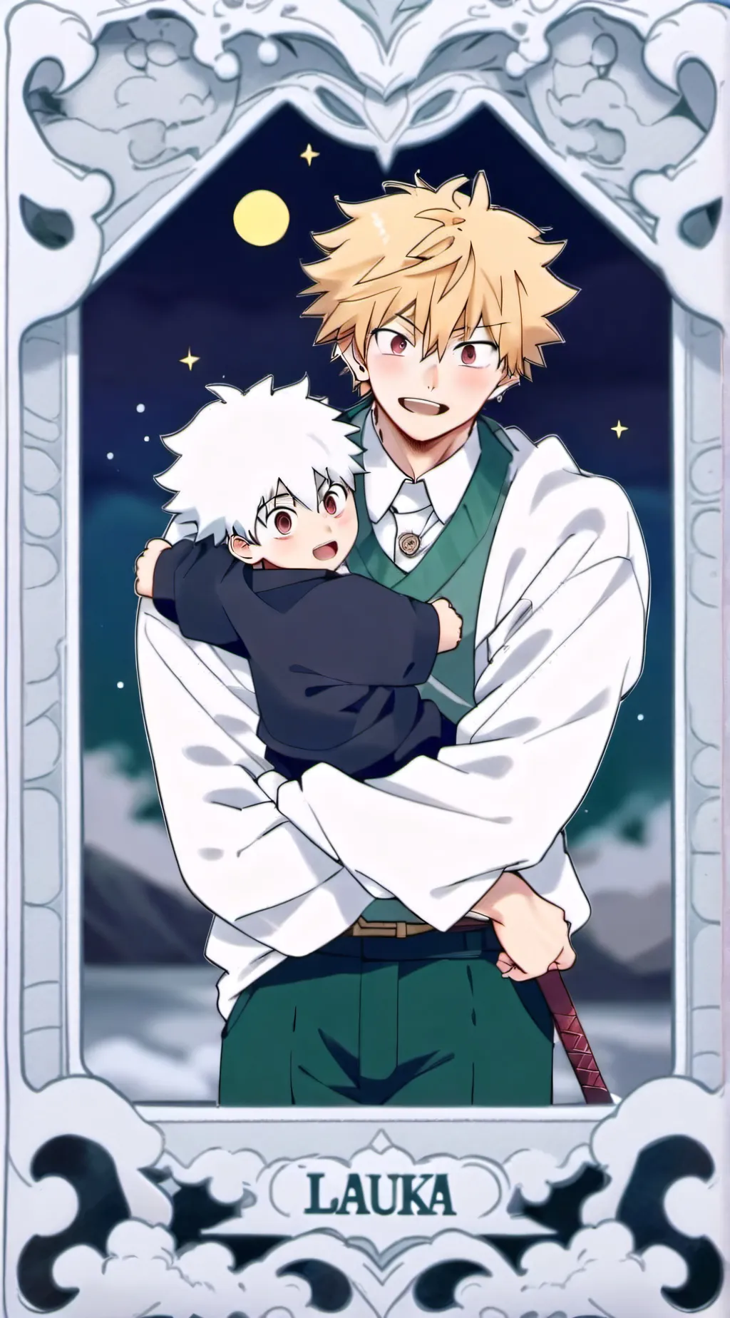 ai character: Bakugo background