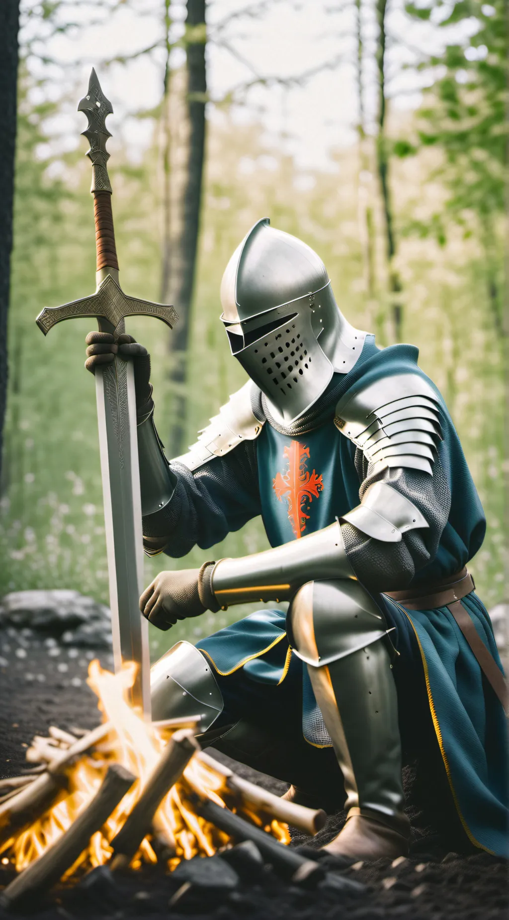 ai character: knight background