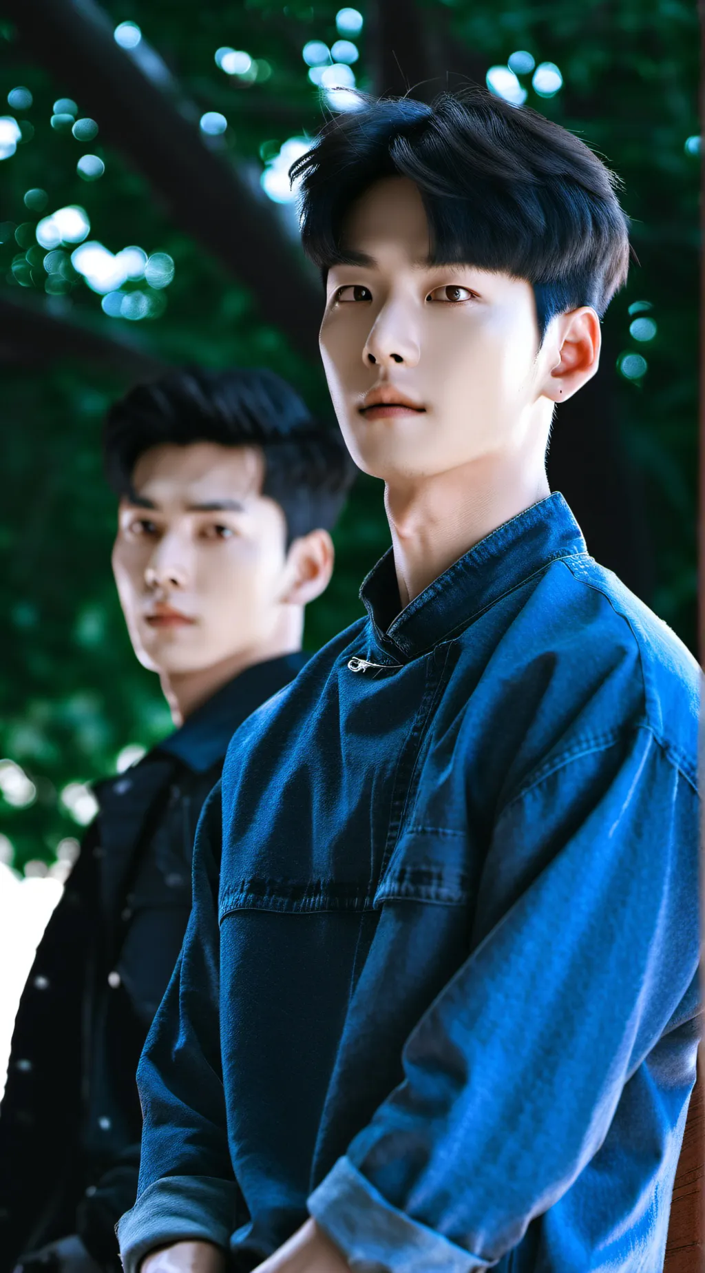 ai character: Jin & Young-soon  background