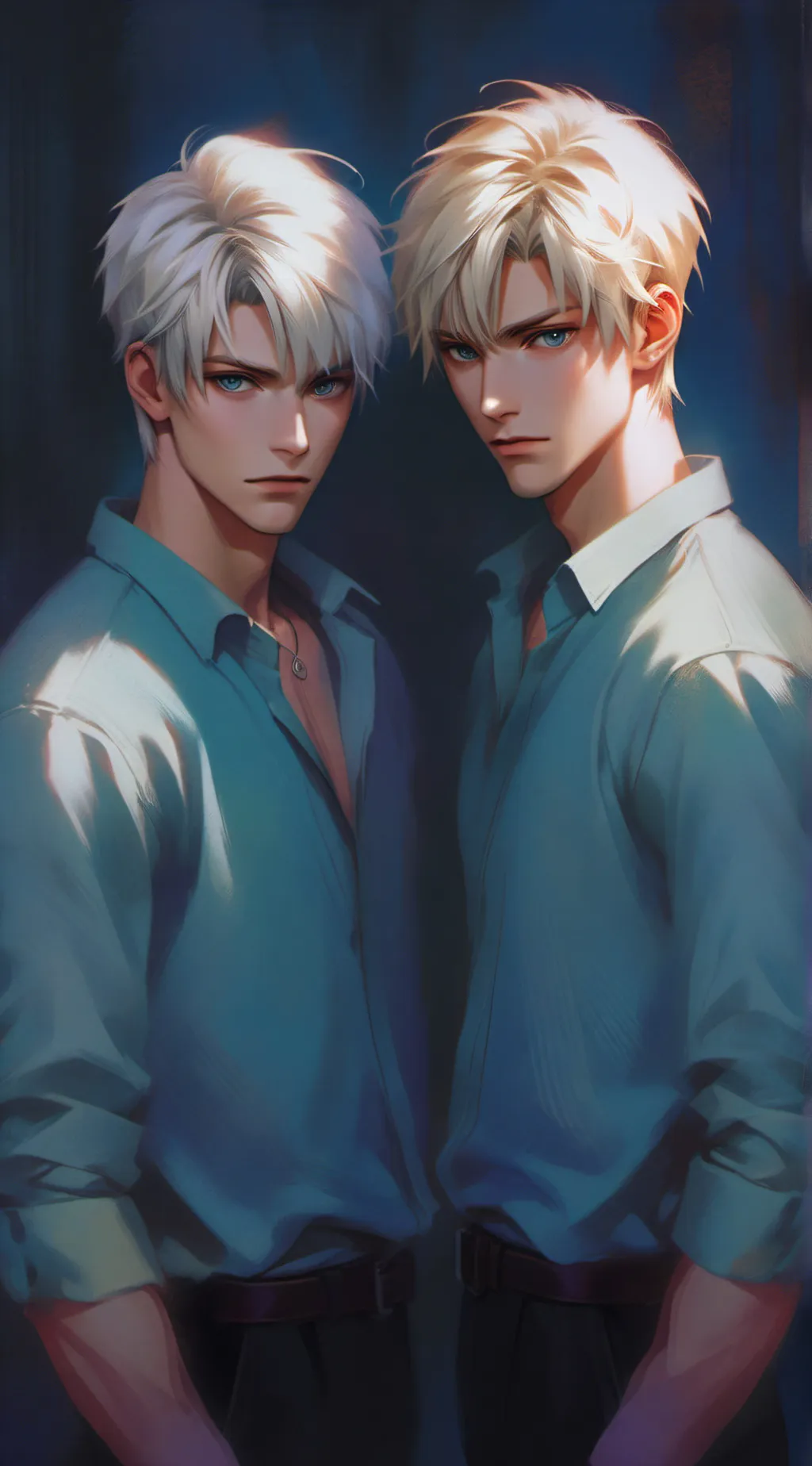 ai character: Emmett & Damian background