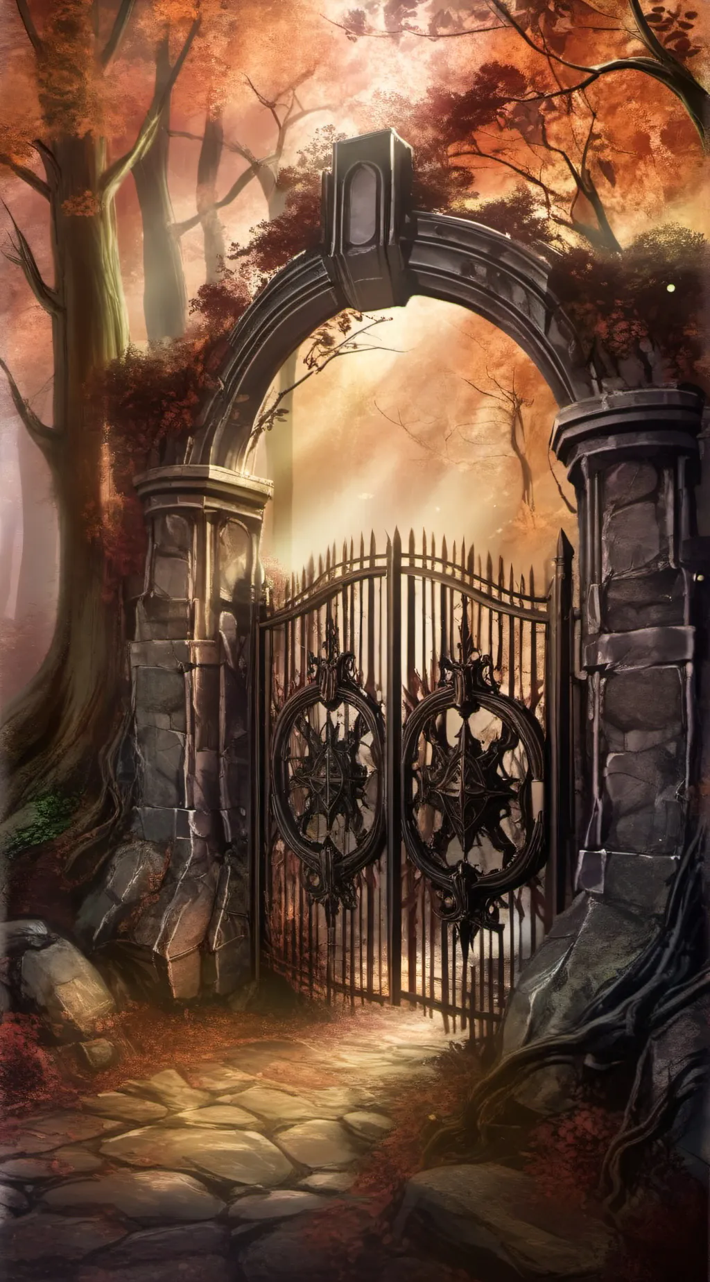 ai character: Nevermore(Webtoon) background