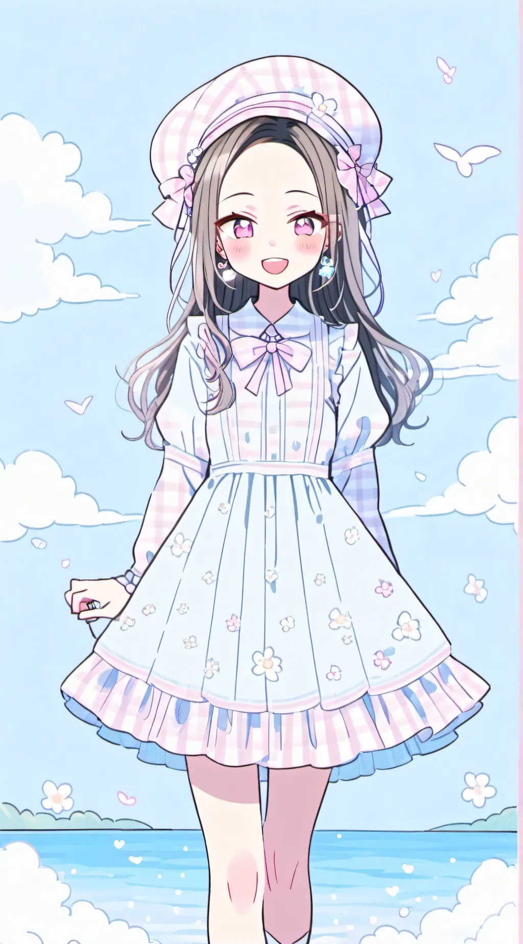 ai character: Nezuko background