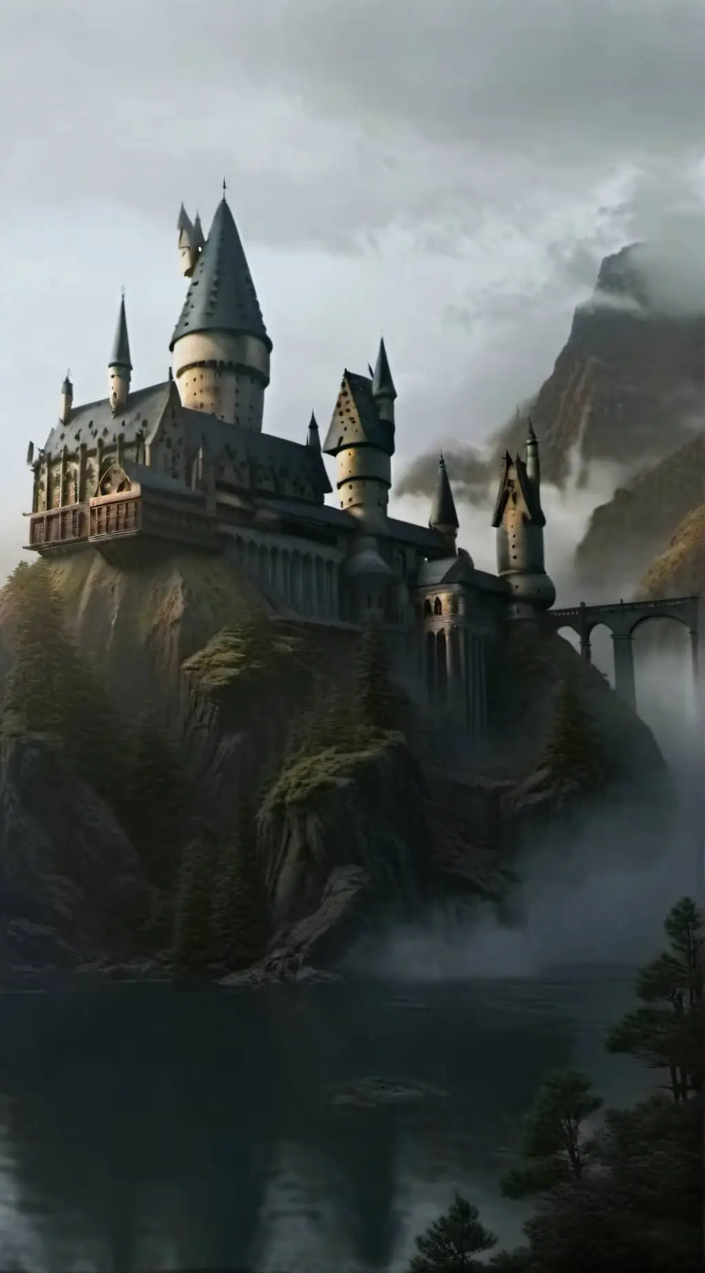 ai character: Hogwarts background