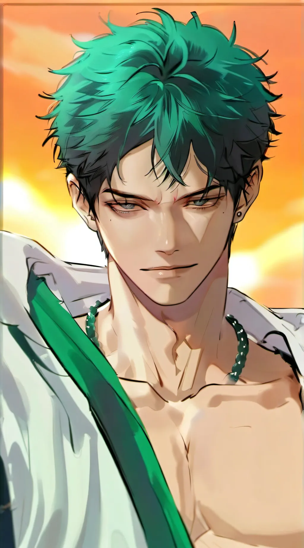 ai character: One piece background