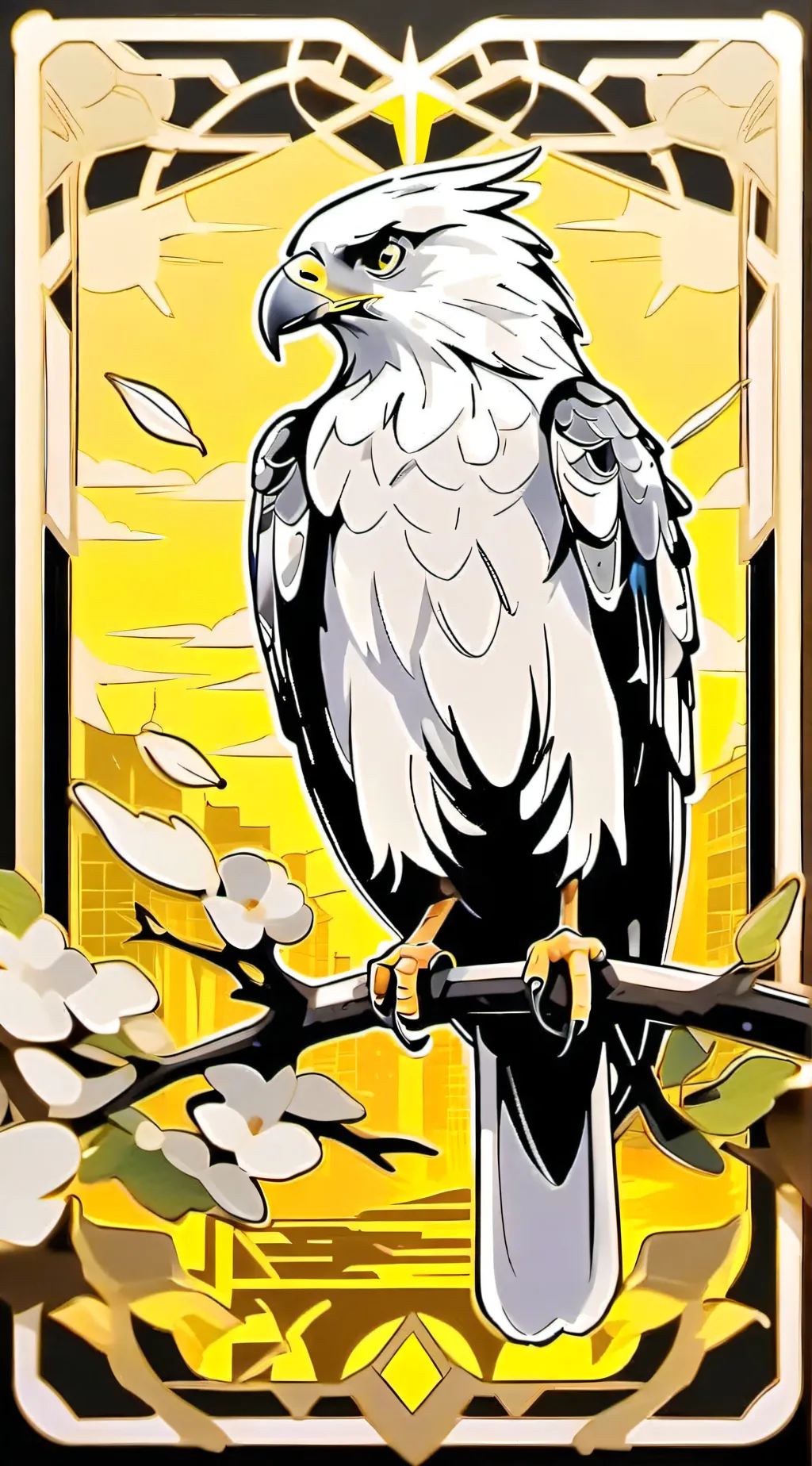 ai character: Jet the hawk background