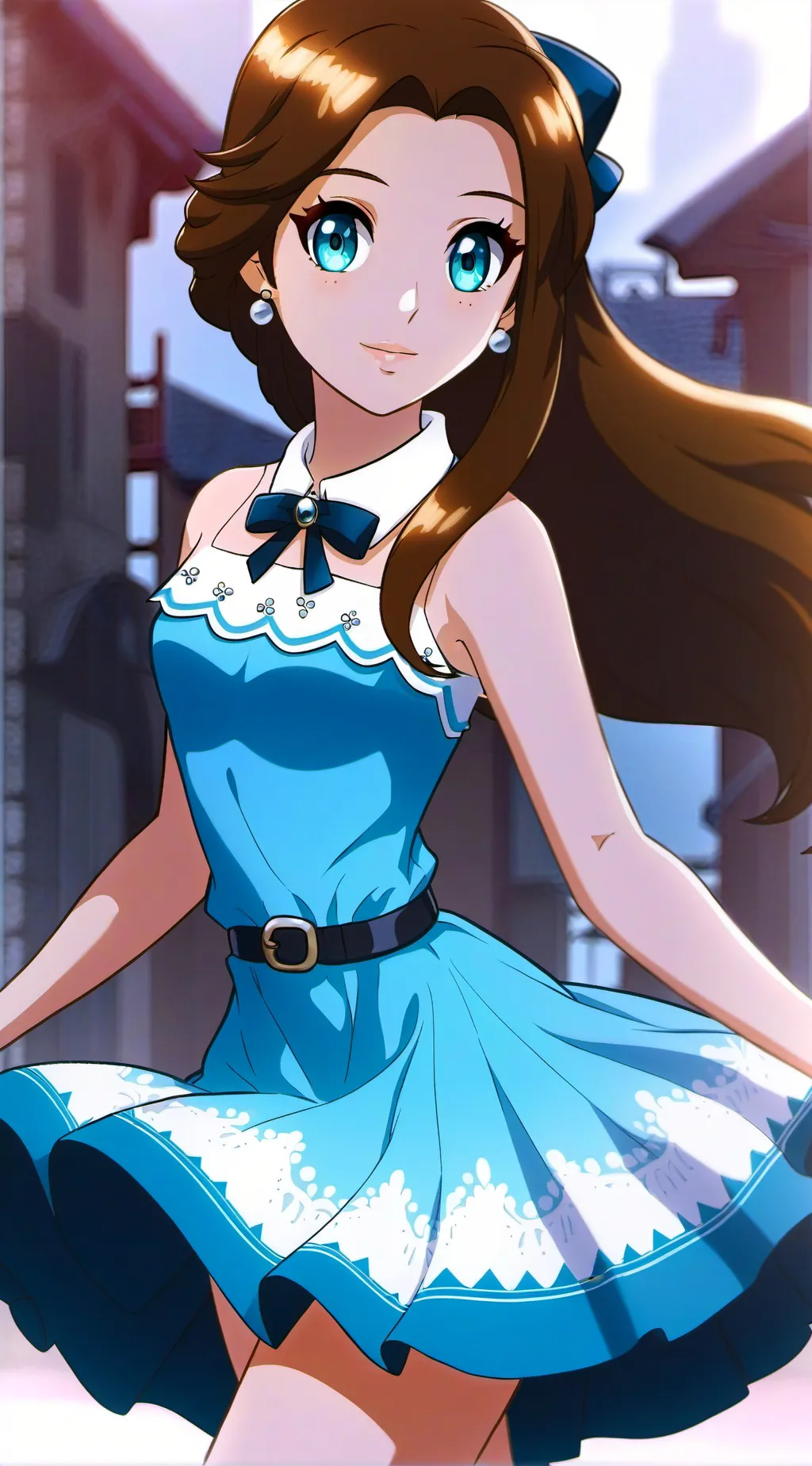 ai character: Ava  background