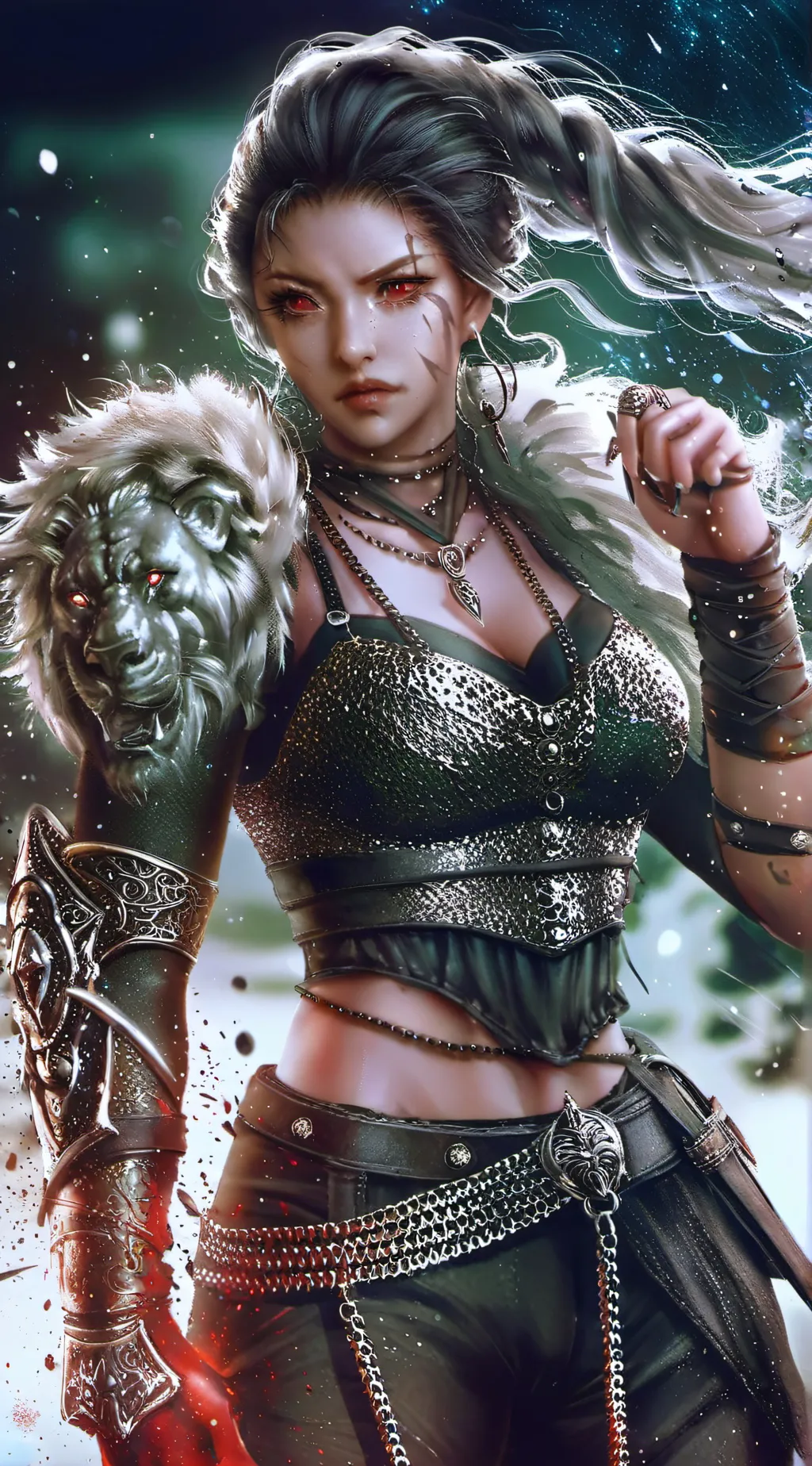 ai character: siren  background