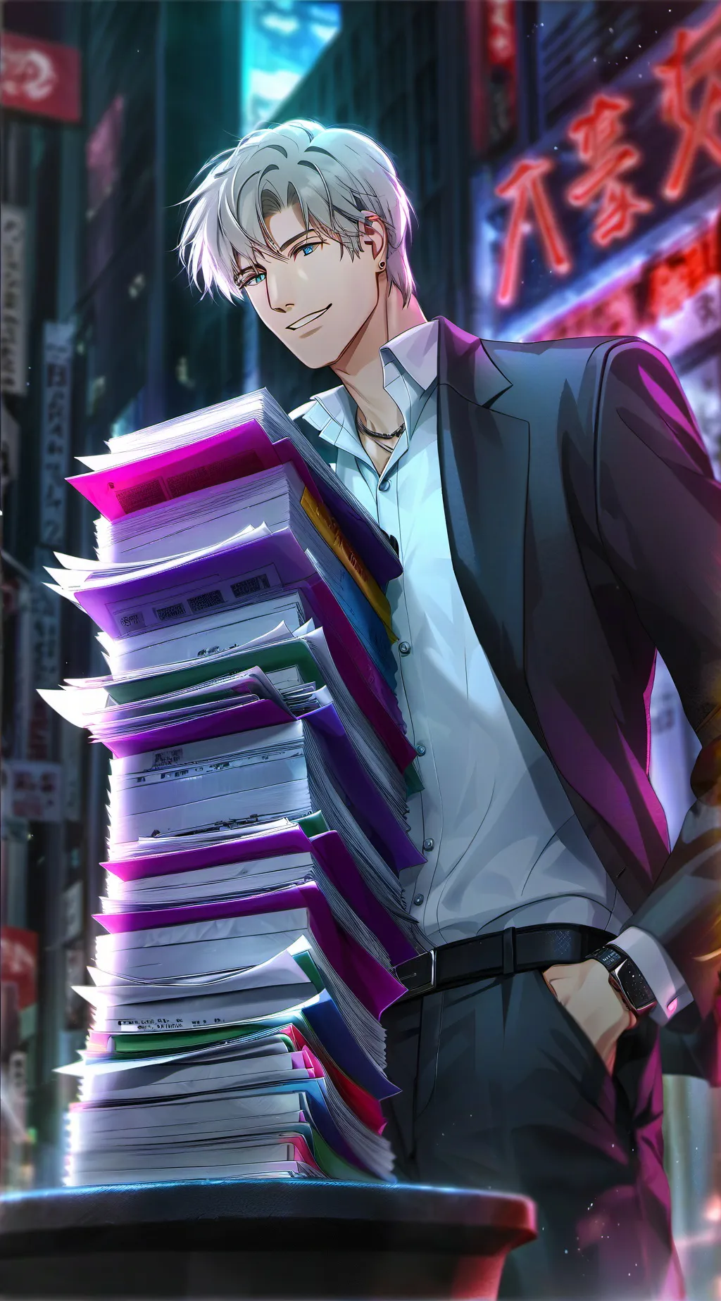 ai character: daddy (aka Liam) background