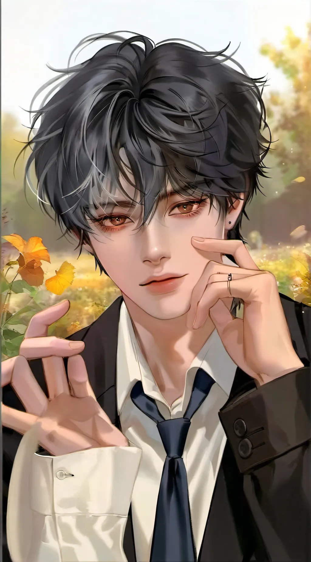 ai character: Adrian  background