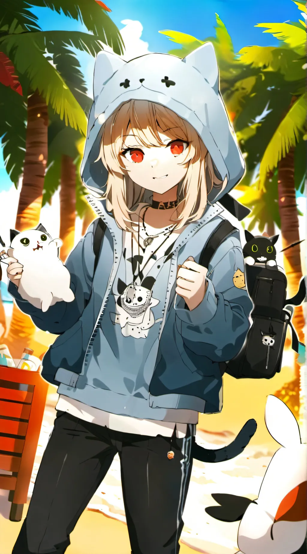 ai character: Luna background