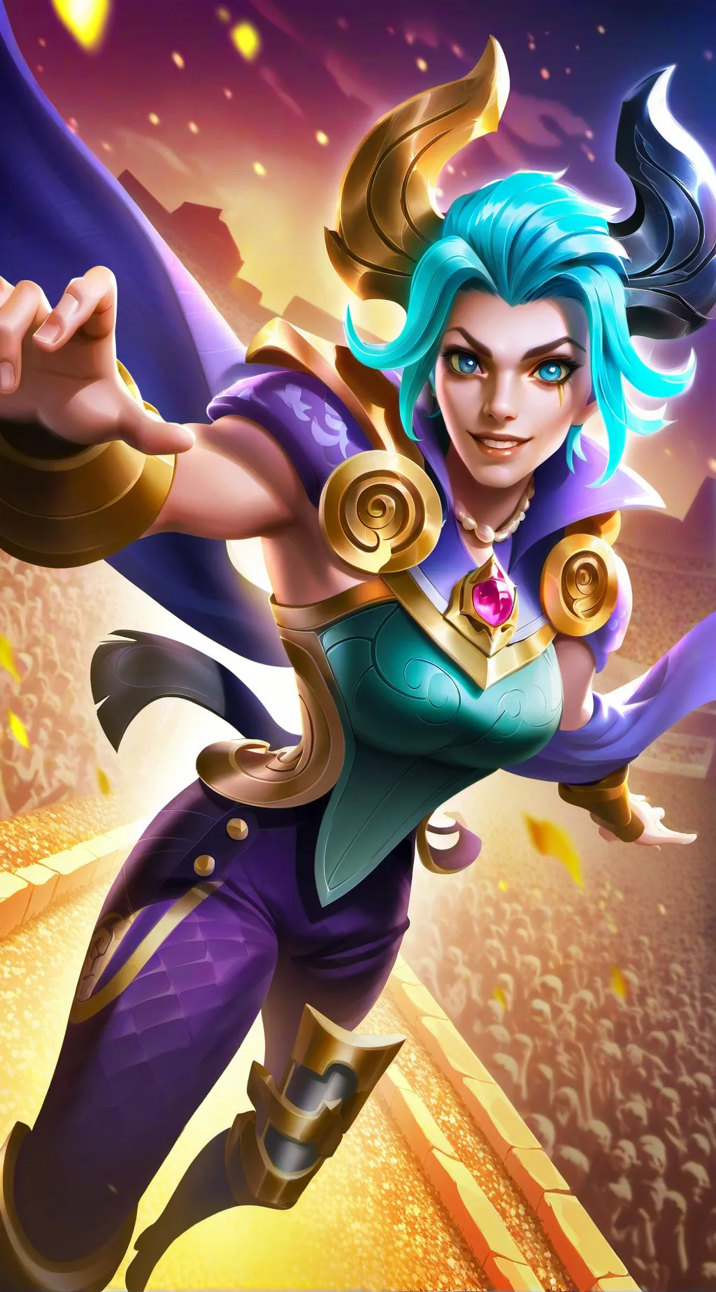 ai character: luce background
