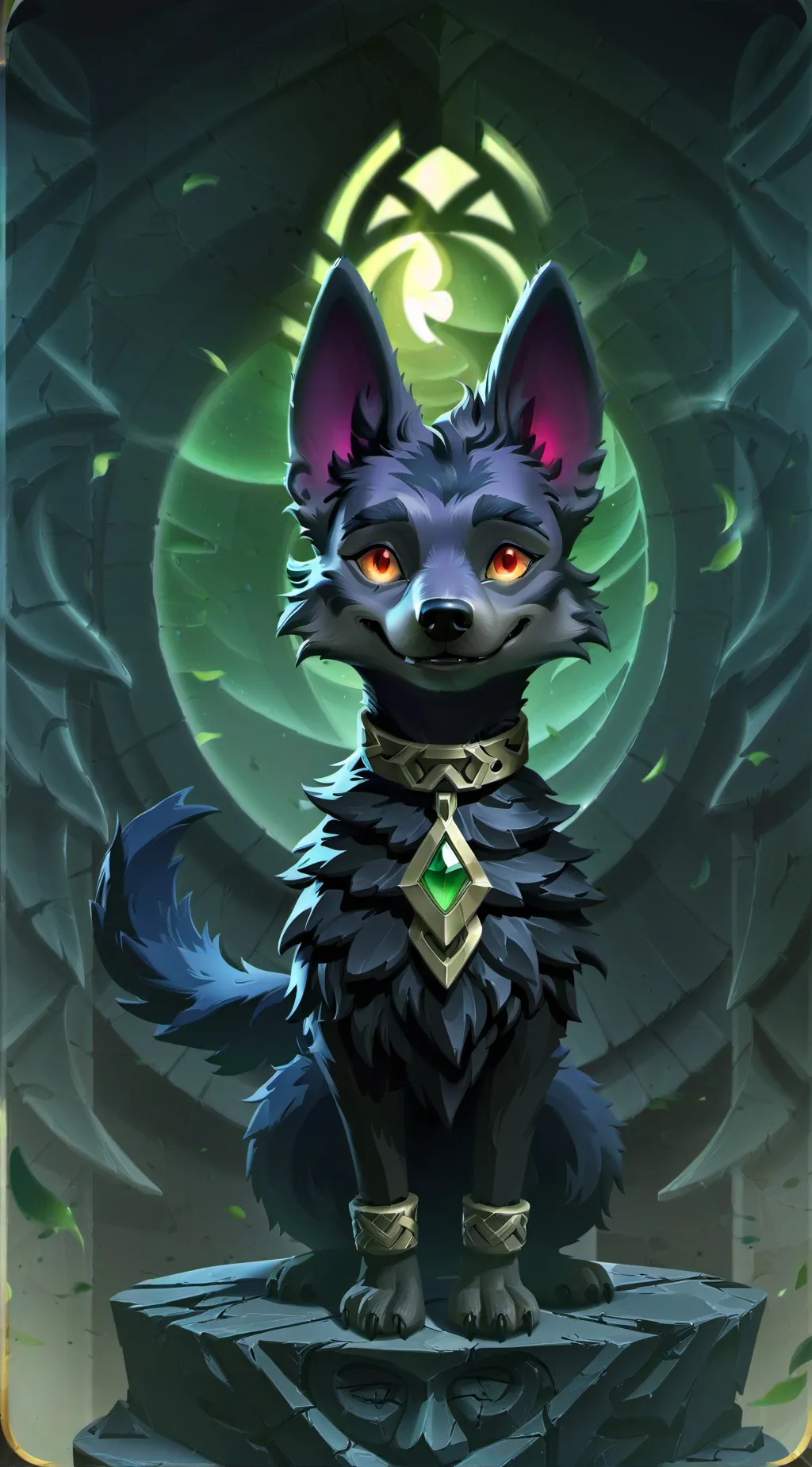 ai character: dogday background