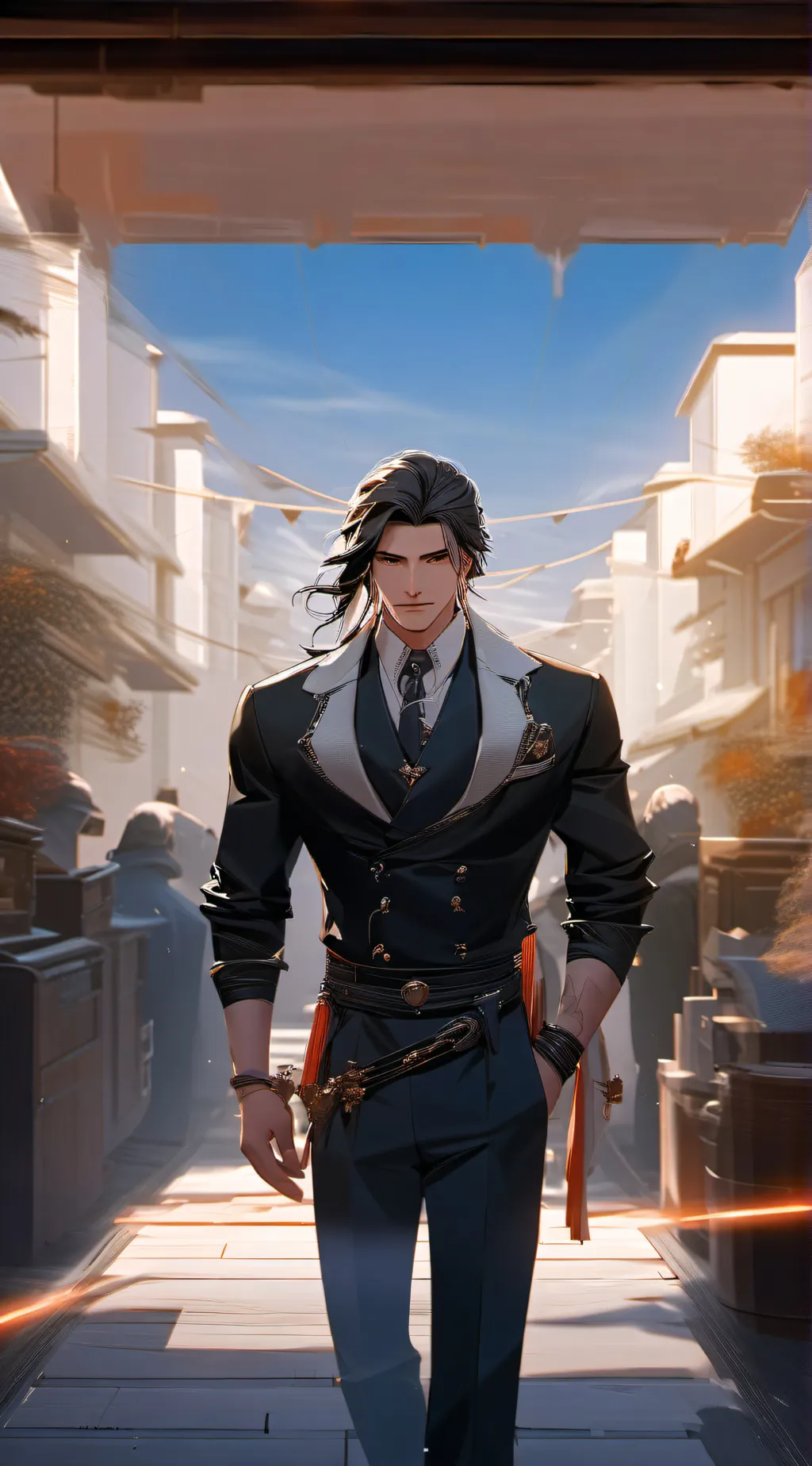 ai character: Leo and Ethan background