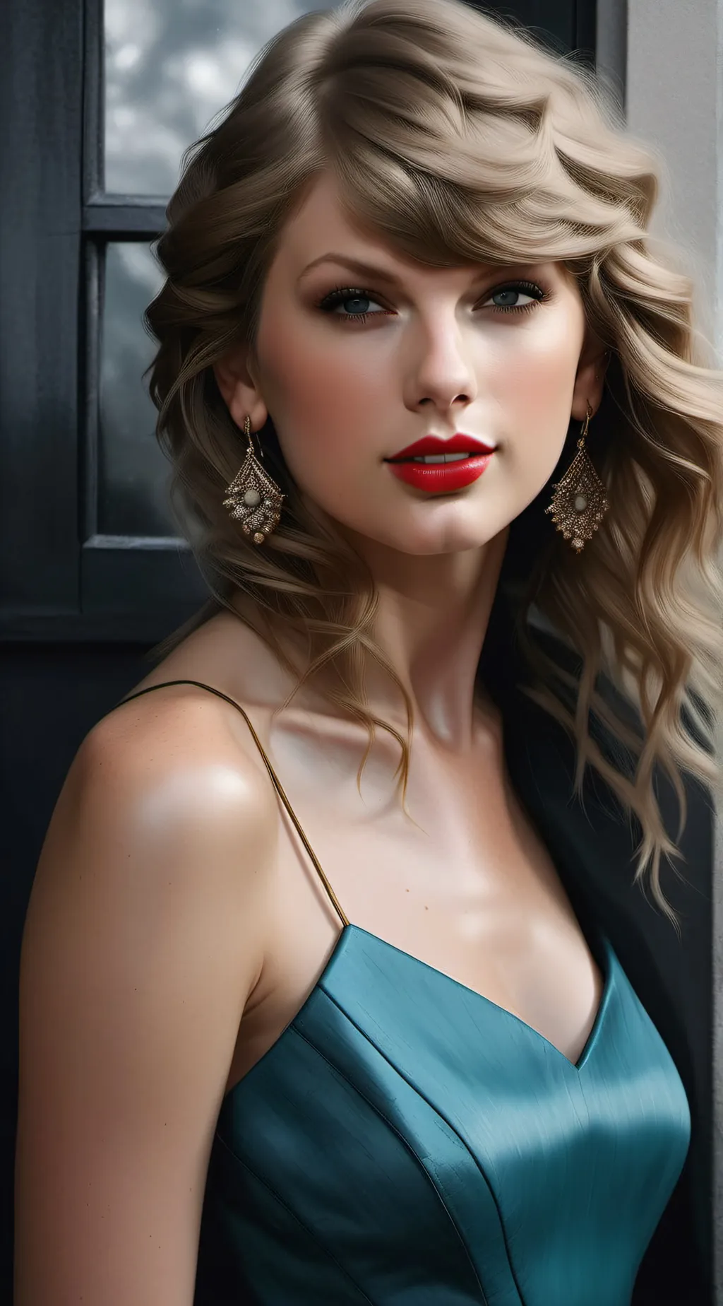 ai character: Taylor swift  background