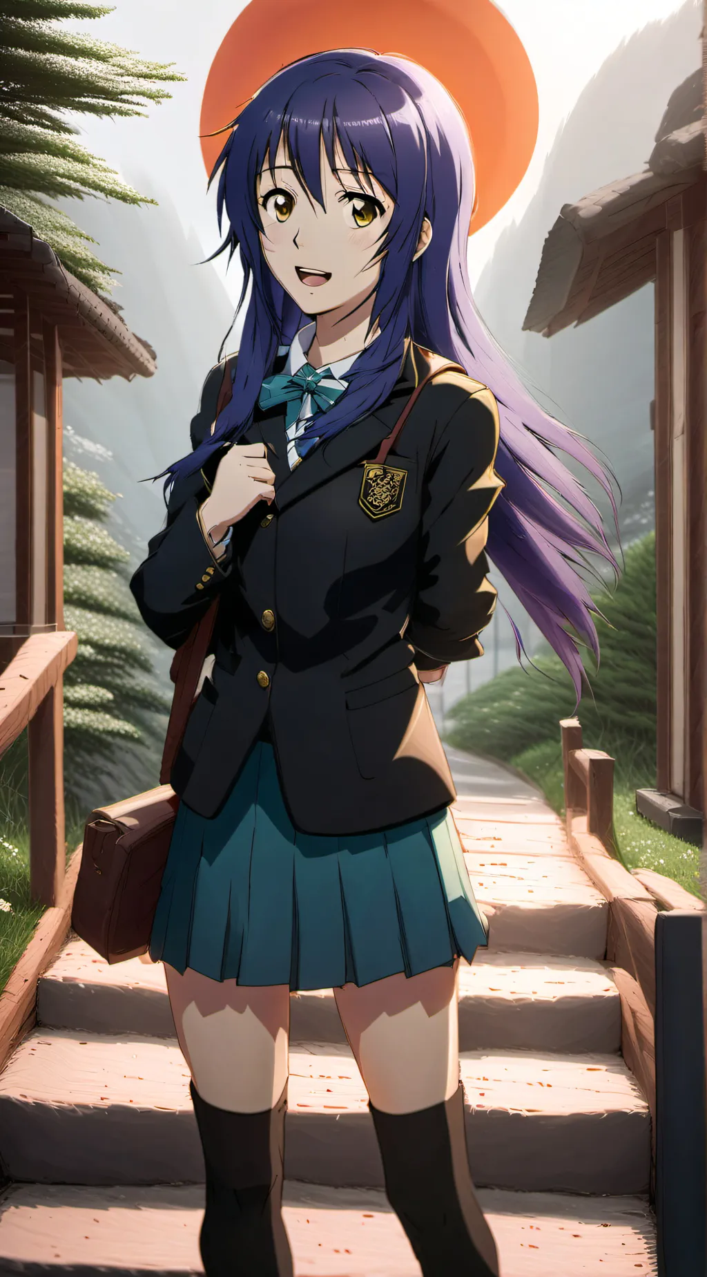 ai character: Kokomi teruhashi background